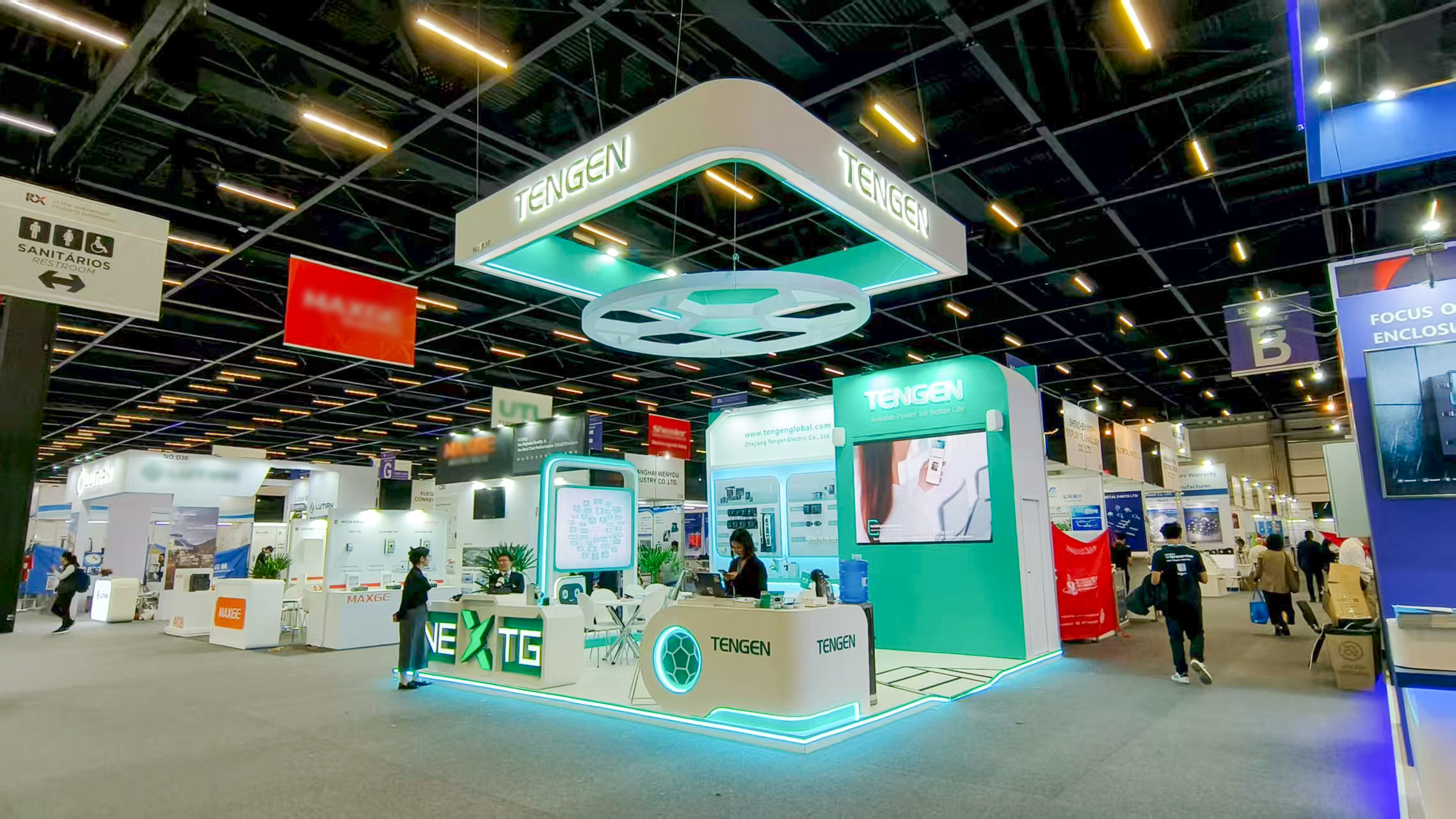 闪耀拉美丨凯发k8旗舰厅亮相FIEE巴西国际电力展